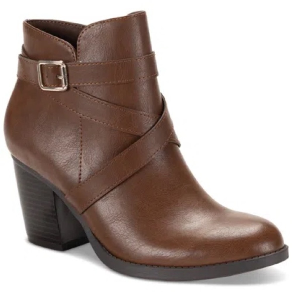 Style&Co Belt Heel Booties NEW